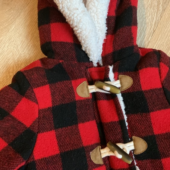 Buffalo Plaid Coat Jacket - Picture 2 of 5